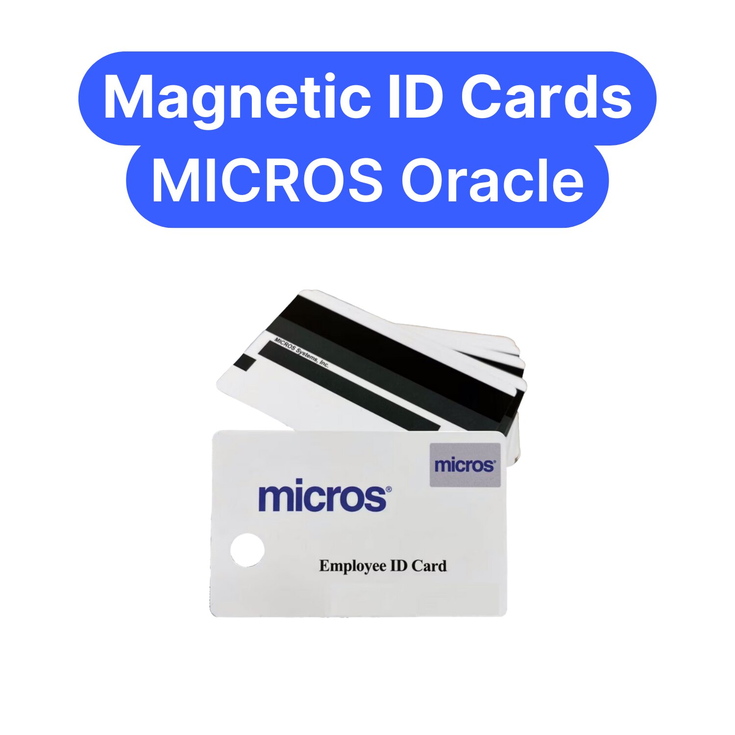 SuperM テン IDカード Oracle Micros Employee ID Cards | Thermal Paper Direct