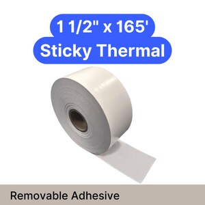 1 1/2" x 165' removable labels
