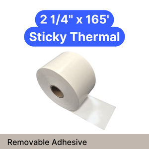 2 1/4" x 165' removable labels