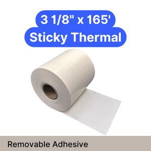 3 1/8" x 165' removable labels