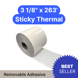 3 1/8" x 263' removable labels