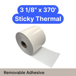3 1/8" x 370' removable labels