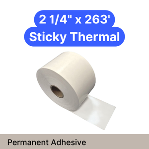 2 1/4" x 263' permanent sticky roll