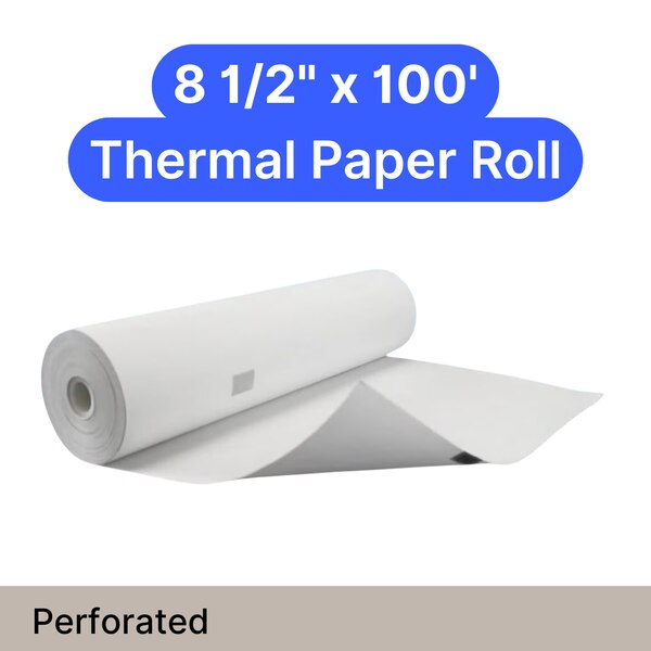 8 1/2" perfed thermal pocketjet