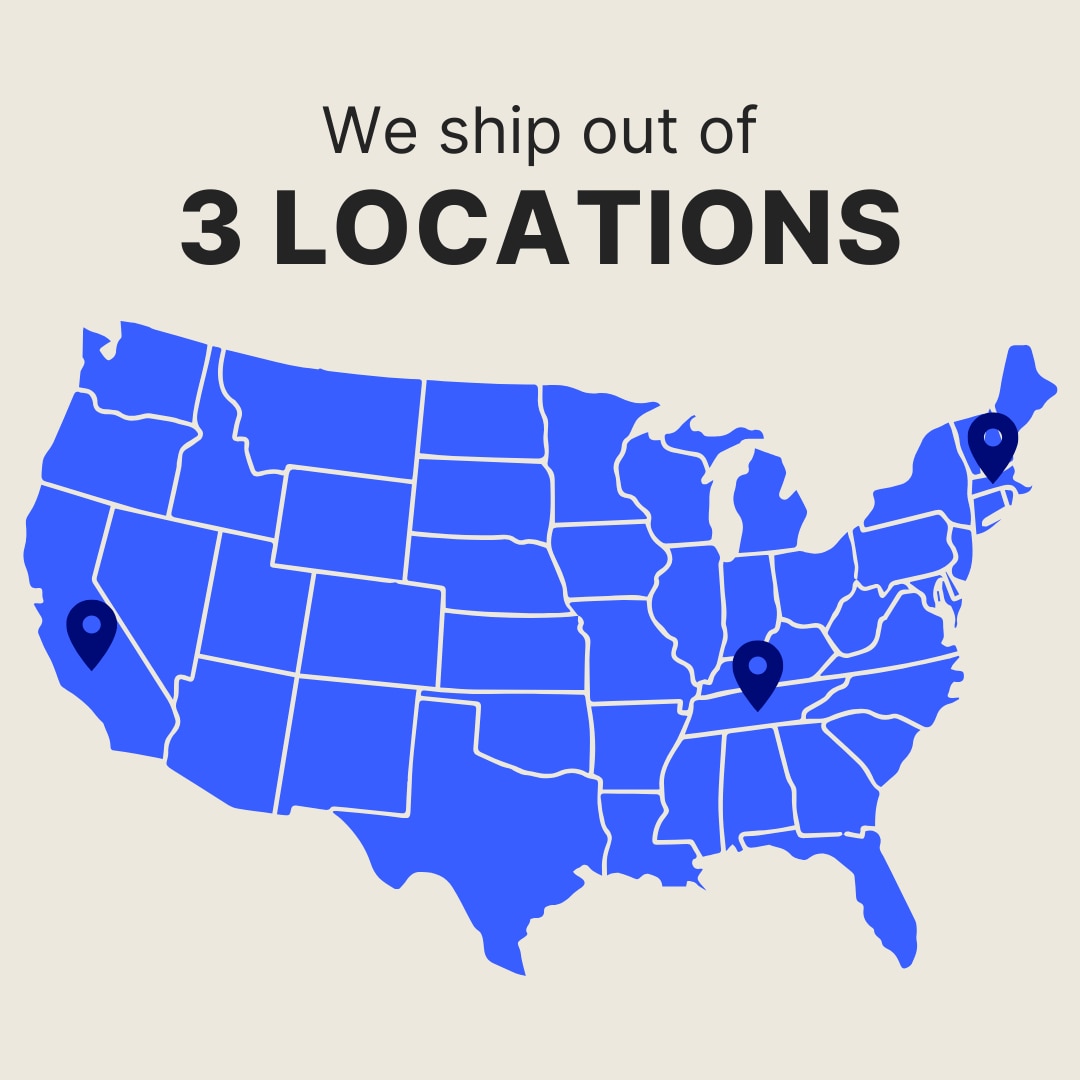 Thermal Paper Direct locations pinned on map